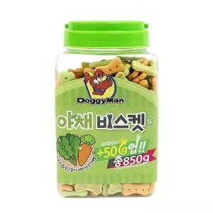 1월 행사 도기맨 야채 비스켓 SS 850g 강아지 대용량 비스켓 강아지간식