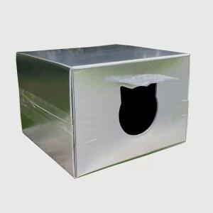 길고양이 하우스 겨울 알루미늄 박스 방수 실외 소형