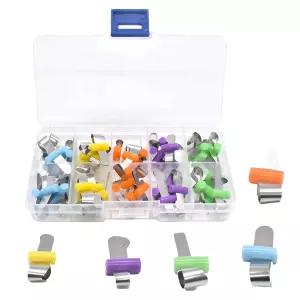 치과용 매트릭스 밴드 금속 컬러 교정용 단면 윤곽 50개