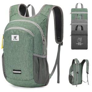 스카이스퍼 10L 하이킹 백팩, 접이식 및 패커블 경량 여행용 데이팩, 소형 여성 남성용 그린