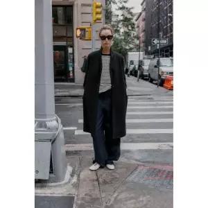 [국내발송] 자라 ZARA 소프트 베이직 코트 - 블랙