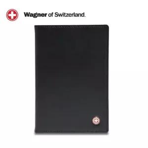SwissWagner 천연소가죽 여권지갑(블랙)