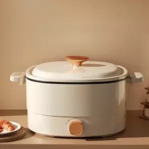 1인용 미니 스텐 전기냄비 다기능 휴대용 캠핑용 찜 라면 전골 요리용 멀티쿠커