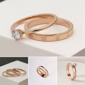 더블 써지컬 데일리 ELJ-002R 검지반지 패션반지 커플링 빈티지반지