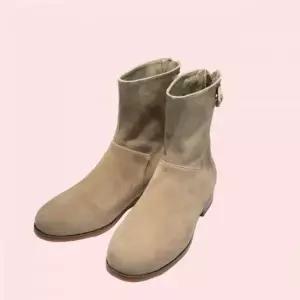 써스데이아일랜드 양가죽 레더 앵클부츠 워커 신발 t248mse233 4517240