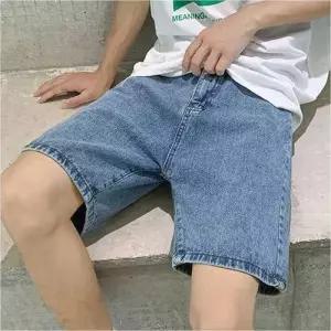 반바지 남성 데님반바지 루즈핏 청바지 여름 5부팬츠 WFK3APF