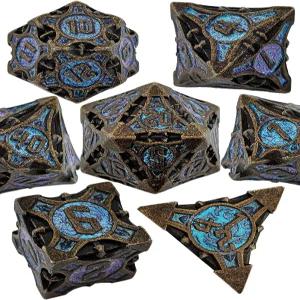 TRPG 주사위 세트 20면체 보드게임 DND 은청