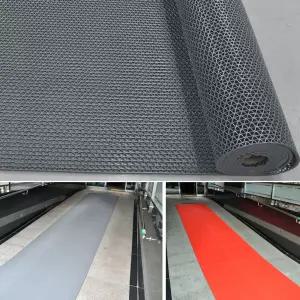 물빠지는 야외매트 1M 논슬립 바닥매트 고무롤매트 고무발판 대리석 업소 건물 식당 신발털이