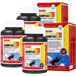 네추럴라이즈 활력 비타민B 100 컴플렉스 1350mg 90정 3박스 고함량 비타민B군 비오틴 B12 B1 B2 B6 판토텐산