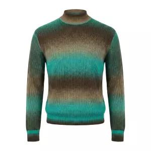 [레노마 옴므]레노마 모혼방 반폴라 그라데이션 니트 민트 ROHMKT67A