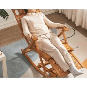 이케아흔들의자 수유의자 편안한 대나무 의자 락킹