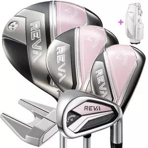 [캘러웨이] NEW(25) 레바 여성용 풀세트 9개+골프백포함(핑크PK)