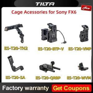 FX6용 TILTA 카메라 케이지 기본 고급 수직 마운팅 시네마 리그 전원 시스템/V 배터리 플레이트 ES-T20-A