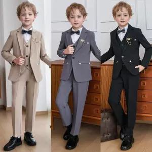 싱글 버튼 트라이앵글 포인트 정장 턱시도 풀세트.