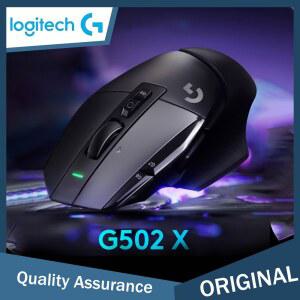 로지텍 G502 X LIGHTSPEED 무선 게이밍 마우스, 하이브리드 스위치 및 HERO 센서 탑재, 긴 배터리 수명 사무용 마우스