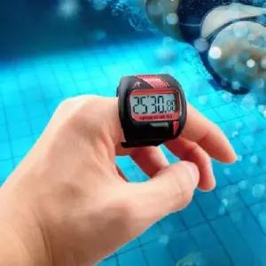 손가락 스포츠 기록 빨강 육상 훈련 더곳트 스톱워치 방수