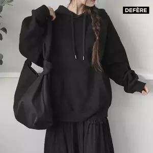 [드페르] 여성 루즈핏 후드티 (국내제작100%코튼)