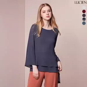 [루시앙]루시앙 로맨틱 버블엠보 블라우스 (5color)