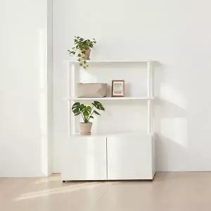 동서가구 E0 아르케 시스템선반 다용도 수납 책장 800 1단+선반 2단  DF927790