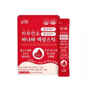 고철남 하루한포 혈당케어 혈당관리 바나바 액상스틱 30포 (1개월분)