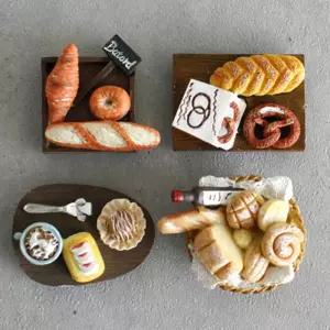 미니어쳐 마그넷 음식 4p 냉장고 전자렌지 메모 자석 주방소품 세트 장식 모형