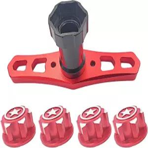 트랙사스 XMaxx /ERevo /EMaxx /서밋 몬스터 트럭 RC 차량 타이어용 휠 육각 슬리브 렌치 도구가 포함된