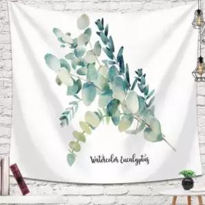 패브릭 북유럽 4호 그린유칼립투스 가림막 (소)100X70