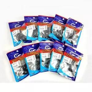 낚시용 블랙 도래추 봉돌 다운샷 채비추