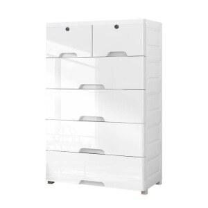 와이드서랍장 수납장 드레스룸 안방 원룸 5단 37CM 플라스틱 빈티지 3단 대형