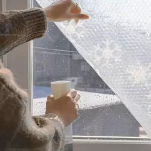 패턴 QF185807 단열시트 5m 사계절단열시트 창문단열필름 단열시트지