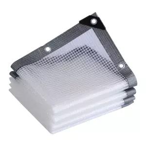 대형 타포린 방수포 메쉬 반투명 캐노피 투명 천막 그늘막