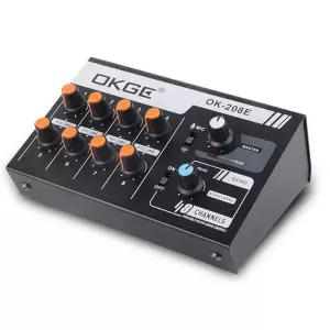 8채널 소형 음향믹서기 오디오인터페이스 아날로그