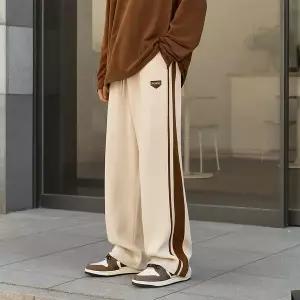 [노멀쉐이크]남녀공용 골덴 코듀로이 밴딩 히트 온장고 기모 와이드 팬츠_NMS