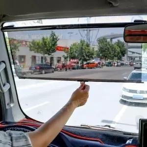 버스 햇빛가리개 대형차 자외선차단 앞유리 트럭 선바이저