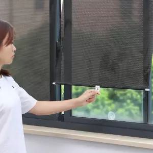 자동차 자석 햇빛가리개 뚝딱 썬가드 차량용 롤업 썬블럭 앞유리 1초설치 블라인드가리개