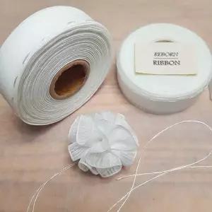 당기면 꽃 요술리본 포장/공예용 완성리본끈 1롤 45m VCm1+4rRP