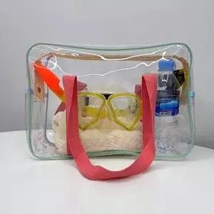 PVC 대형 투명 물놀이 수영가방-WFIVOVN