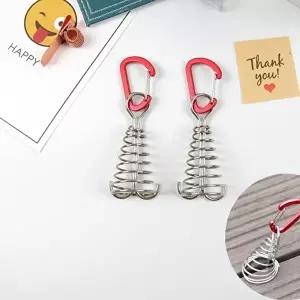 데크팩 1P 비너포함 스프링 캠핑 텐트 오징어-WFIVQOR