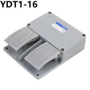 YDT1-16 AC 380V 6A 알루미늄 더블 KH9011 코어 실버 포인트 풋 페달 스위치 MD6-L02