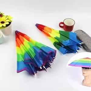 그늘 햇빛가리개 낚시 밭일용 모자 우산 1P-WFIXHX2