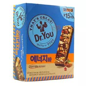 오리온)에너지바(15개입 CASE)과자 후식 디저트 다과 에너 휴대용에너 간식에너 학생에너 직장인에너