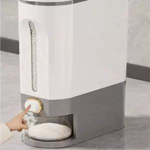 쌀통 잡곡 원터치 밀폐 보관 정리 대용량 심플