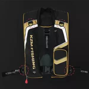 자동 팽창 구명 조끼 바다 낚시 구명복 옐로우 안전용품 식조끼