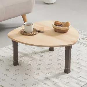 원목트리플좌탁 찻상 접이식탁테이블 캠핑용 폴딩식 폴딩 경량 간이 공부상 밥상 잡이밥상