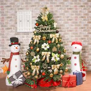 150cm 카니발골드 뉴리얼 전나무 트리 풀세트 04-3(0696) 17(6462) B전구일반 크리스마스 소품 장식 용품