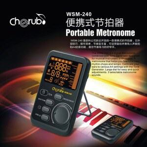 메트로놈 디지털메트로놈 Cherub WSM 240 휴대용 lcd wsm 240 지지대