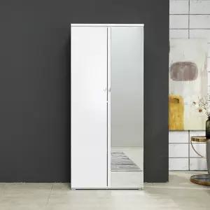 [우아미가구]티준온 800 LPM 광폭 거울 신발장