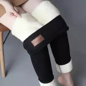 여성 겨울 밍크 기모 레깅스 안감 밴딩 타이즈 보온 팬츠 WFLX1H6