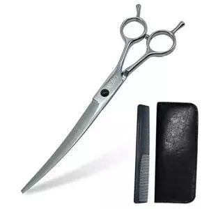 [셀러에이드]커브 반려동물 미용 가위 곡선 강아지 미용 가위 고양이 세트