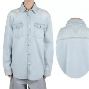 MUST IT_ 813505 V4ZR0 4132 엑스트라 블리치 오버 데님셔츠